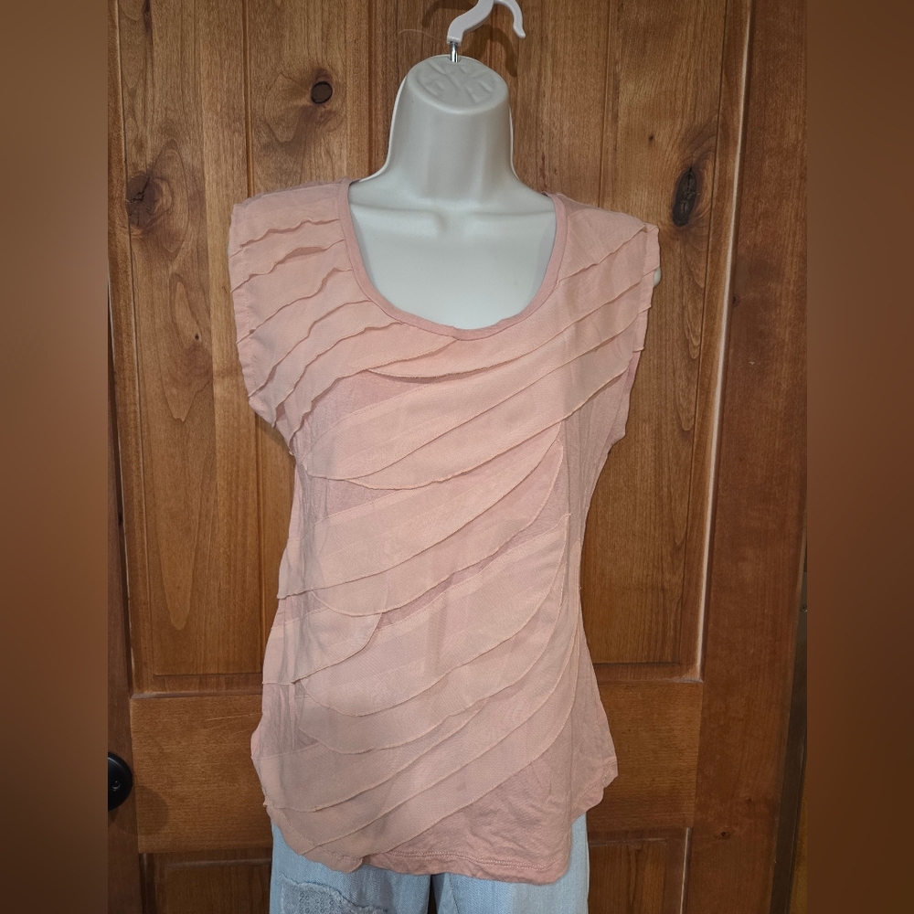 LC‎ Lauren Conrad Mauve Layered Blouse